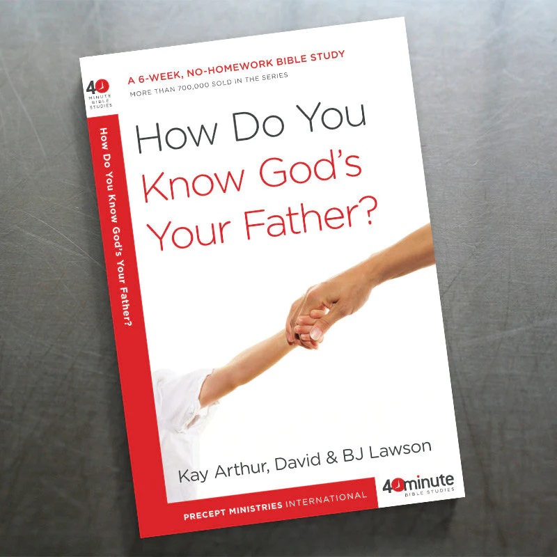 Book titled 'How Do You Know God's Your Father?' by Ken Arthur and B J Lawson.